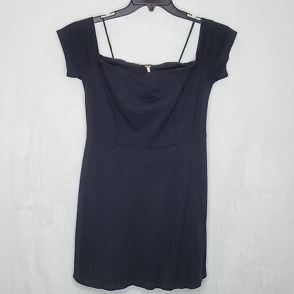 Free People off the Shoulder Mini Dress Size Large - Picture 1 of 8